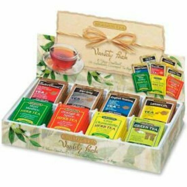 Bigelow Tea Co Bigelow®  Fine Tea Tray Gift, Assorted Flavors, Single Cup Bags, 64/Box BTC10568